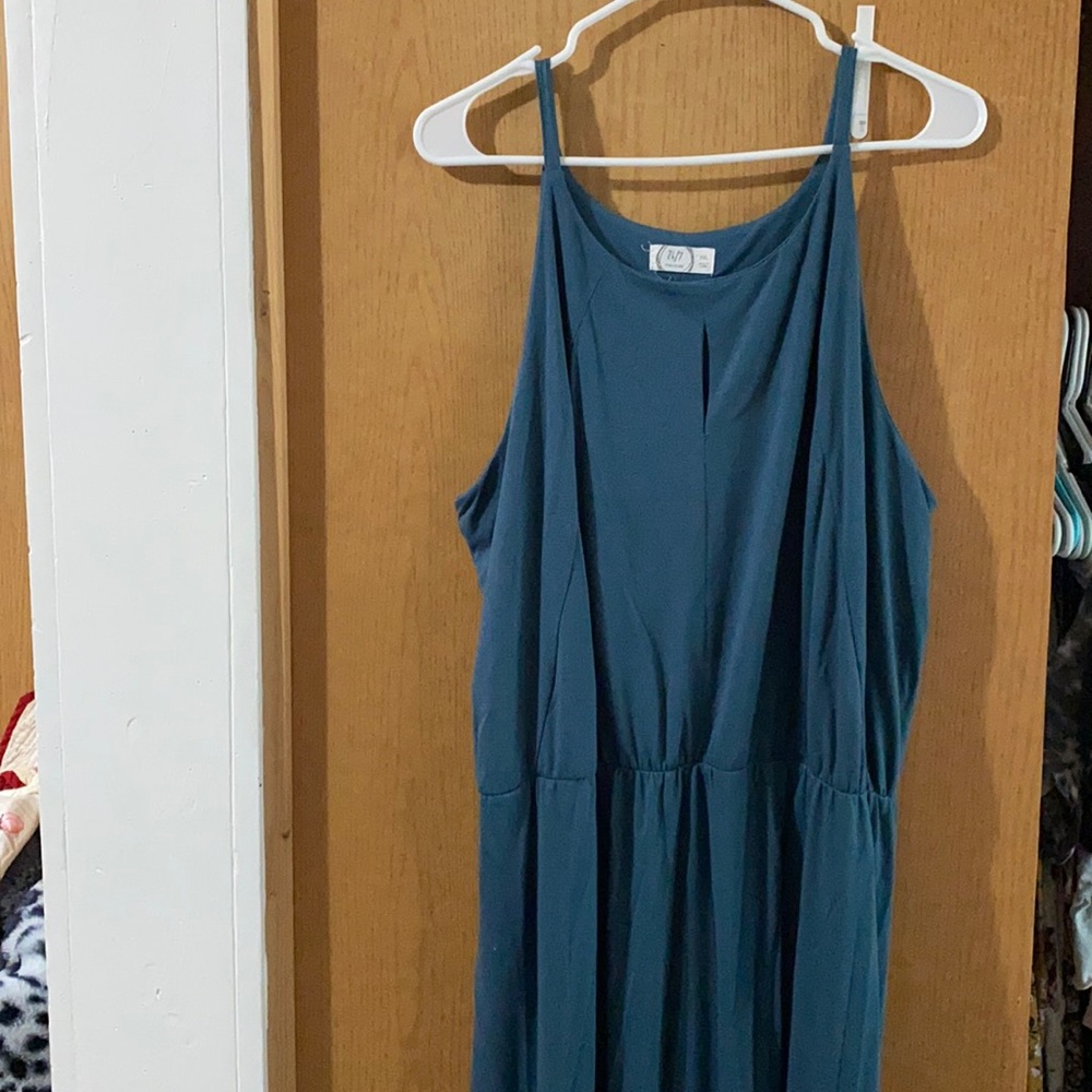 Maurice’s teal maxi dress